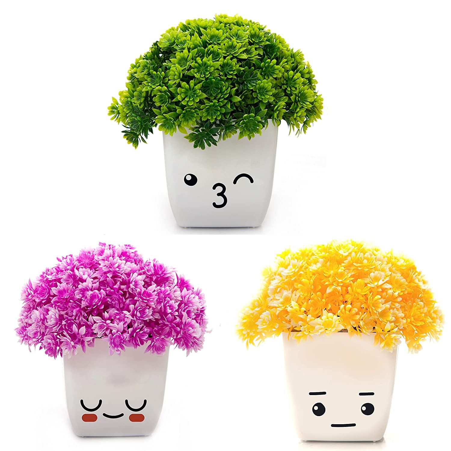 Artificial Plants with Emoji